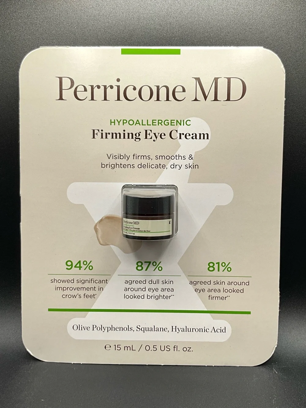 Perricone md hypoallergenic firming eye cream new sealed